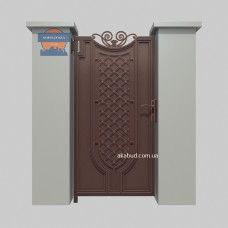 Оригінальна кована хвіртка P89