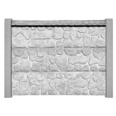 Європаркан (бетонний паркан) сірий № 7