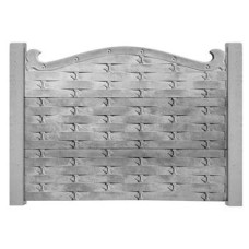 Європаркан (бетонний паркан) сірий № 8