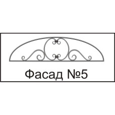 Козирки над вхідними дверима № 5