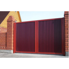 Ворота з профлиста №4