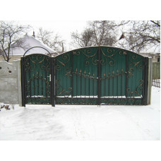 Ворота з профлиста №9