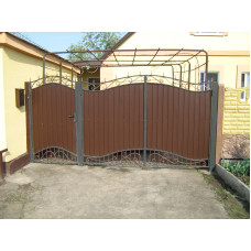 Ворота із профлиста №10