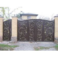 Ворота з профлиста №28 Ворота з профлиста №28