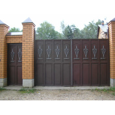 Ворота з профлиста №49 Ворота з профлиста №49