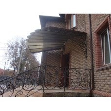Козирки над вхідними дверима № 19