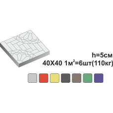 Тротуарна плитка «ПАРКЕТ» вібролита