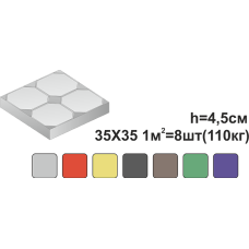 Тротуарна плитка «РЕЛЬЄФНА»