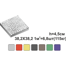 Тротуарна плитка «ГАЛЬКА»