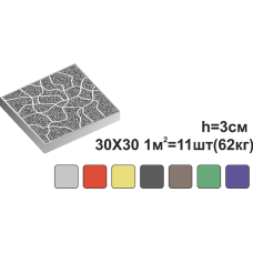 Тротуарна плитка «Павутинка»