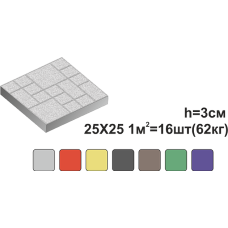 Тротуарна плитка «ШОКОЛАДКА» Тротуарна плитка «ШОКОЛАДКА»