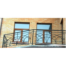 Балконні ковані поручні №10