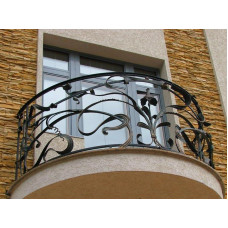 Балконні ковані поручні №11