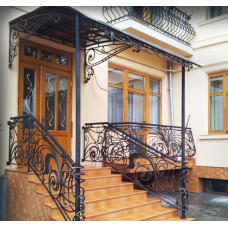 Ковані огорожі для балкону та вулиці №20