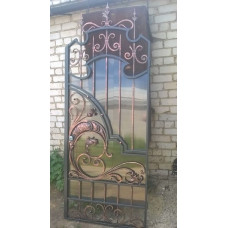 Кована хвіртка з полікарбонатом №2