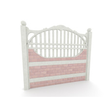 Бетонный забор. Бетонний паркан