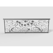 Балконні ковані поручні №14 Балконні ковані поручні №14