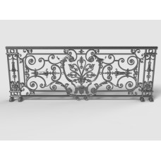 Ковані огорожі для балкону №18