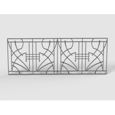 Ковані огорожі для балкону №19