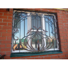 Ковані віконні грати G24