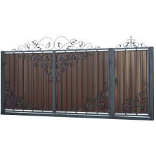 Ворота з профнастила з куванням WQ20