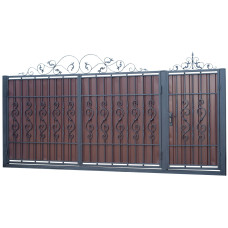 Ворота з профнастила з куванням WQ18