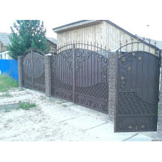 Хвіртка з профнастилу №1/25 Хвіртка з профнастилу №1/25