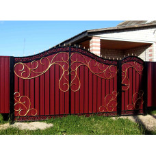 Хвіртка з профнастилу №1/30 Хвіртка з профнастилу №1/30