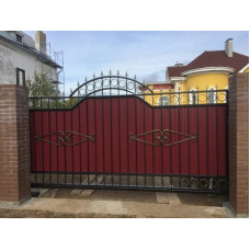 Металеві ворота автоматичні F2