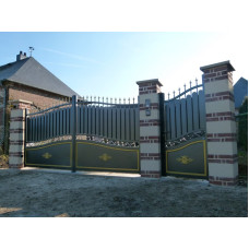 Ворота металеві F9 Ворота металеві F9