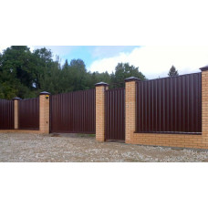 Паркани із профнастилу №6