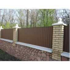 Паркани із профнастилу №10