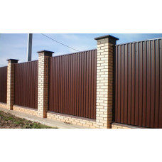 Паркани із профнастилу №11