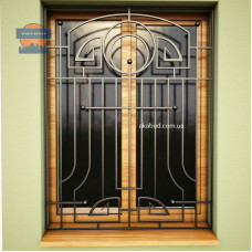 Ґрати зварені з кованими елементами П14G