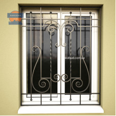 Ґрати зварені з кованими елементами П16G