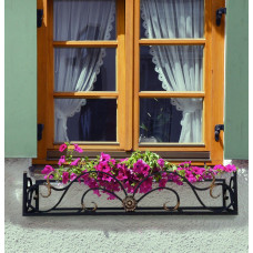 Квітниця на вікно з ковкою  №4