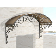 Кований козирок для дачного будинку Кований козирок для дачного будинку