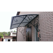 Односхилий кований козирок