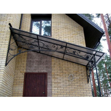 Кований козирок для ганку