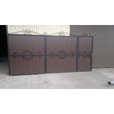 Розпашні Ворота Для Приватного Будинку