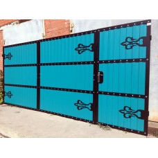 Розпашні Ворота із Профнастилу