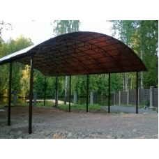 Металевий навіс для машини