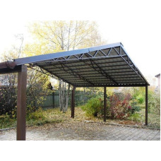 Навіс для автомобіля з металопрофілю Навіс для автомобіля з металопрофілю