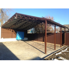 Навіс для автомобіля на ділянку Навіс для автомобіля на ділянку