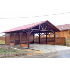 Навіс Для Автомобіля Двоскатний Навіс Для Автомобіля Двоскатний