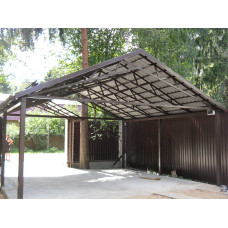 Навіс для автомобіля від сонця і дощу