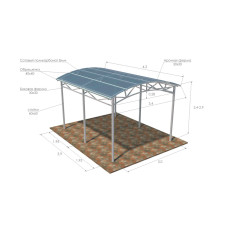 Навіс автомобільний 4030