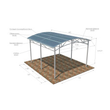Навіс автомобільний 4035