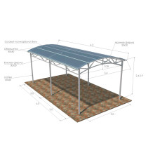 Навіс автомобільний 6030