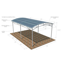 Автомобільний навіс 6035
